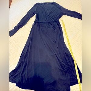 Prana Foundation long sleeve wrap dress